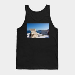 White deck chair. Tank Top